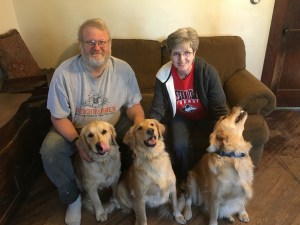 From left to right Bess, Bonnie, Belle